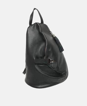 Leather backpack