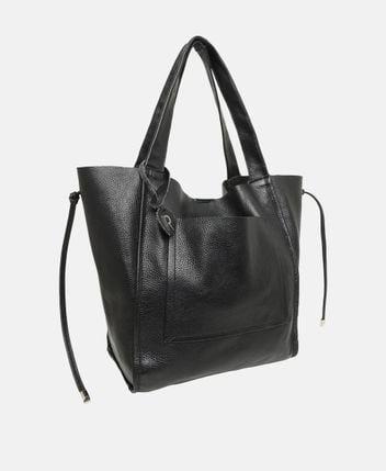 Leather shopper