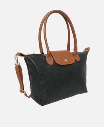 Leather shoulder bag