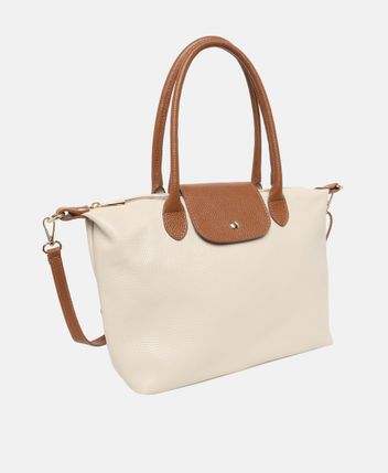 Leather shoulder bag