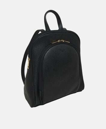Leather backpack