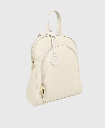 Leather backpack