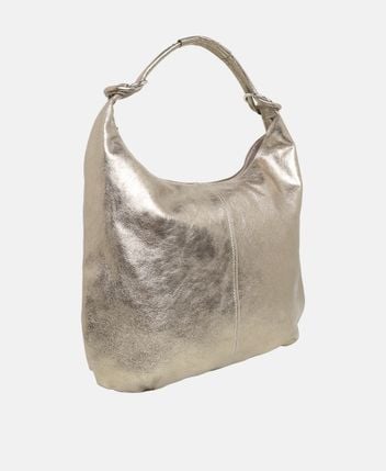 Leather shoulder bag