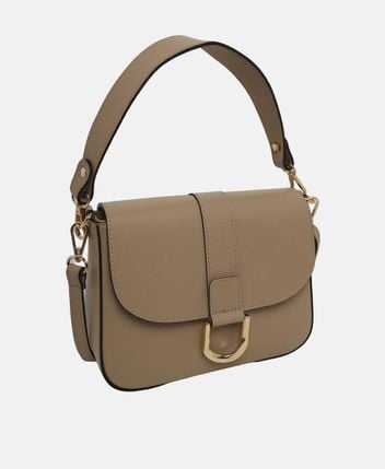 Leather shoulder bag