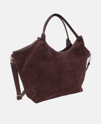 Leather shopper