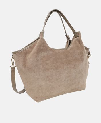 Leather shopper