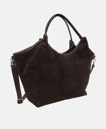 Leather shopper