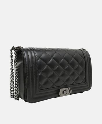 Leather shoulder bag Cartellino