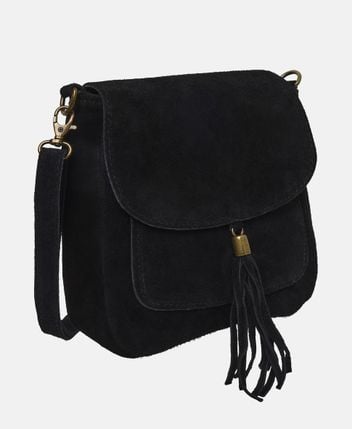 Leather cross body bag
