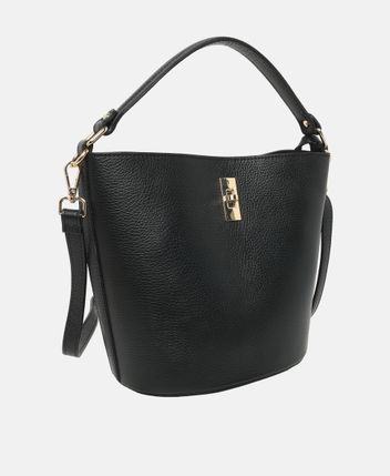 Leather bucketbag