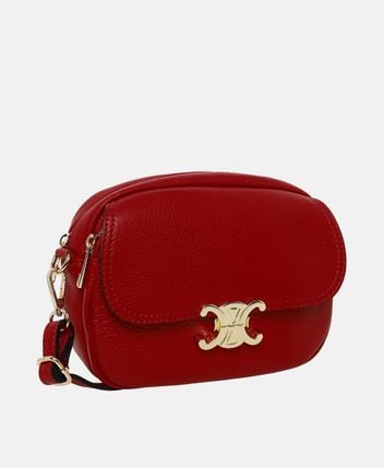 Leather cross body bag