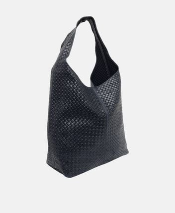 Leather shopper