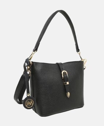 Leather bucketbag