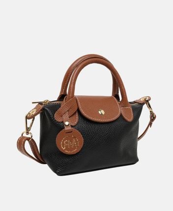 Leather handbag