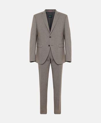 Wool-blend suit