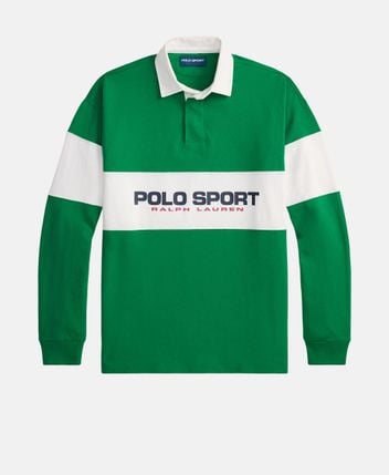 Long-sleeved polo shirt
