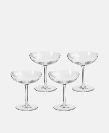 Champagne glasses, set of 4 Limfjord