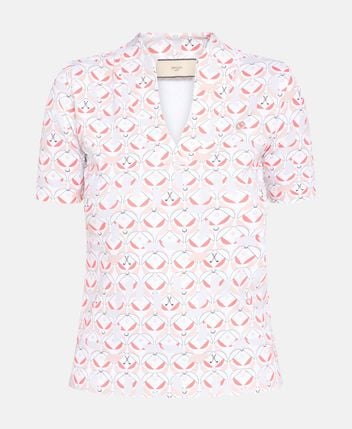 Golf t-shirt Lapel Tec