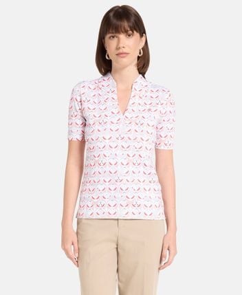 Golf t-shirt Lapel Tec