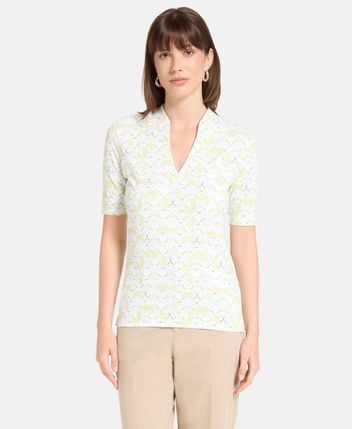 Golf t-shirt Lapel Tec