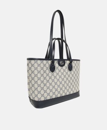 Leather tote bag Ophidia