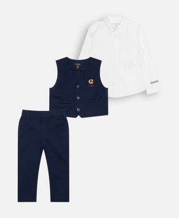 Waistcoat, shirt and trousers set