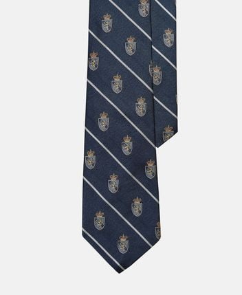 Silk tie Repp Club