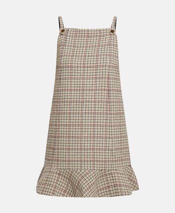 Wool-blend dress