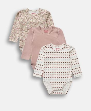 Long-sleeved body, pack of 3 Hcbella
