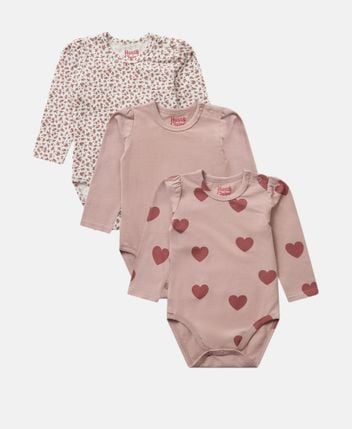 Long-sleeved body, pack of 3 Hcbella