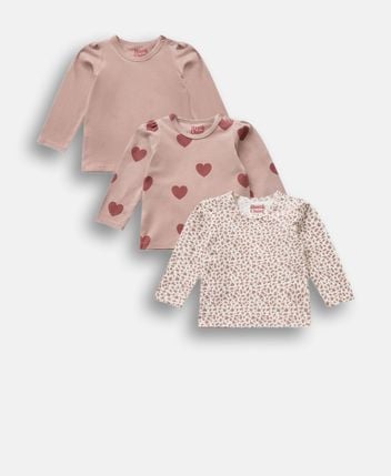 Long-sleeved top, pack of 3 Hcalda