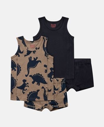 Set of undershirt and panties Hcfalcon Dino