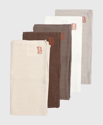 Muselin nappies, set of 5