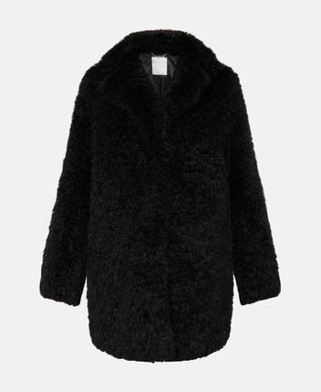 Faux fur coat