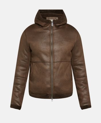 Leather-look jacket