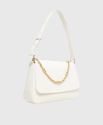 Leather shoulder bag