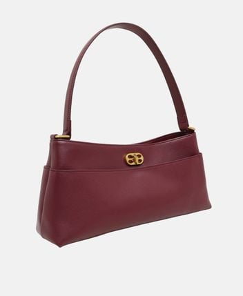 Leather shoulder bag