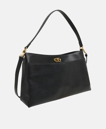 Leather tote bag
