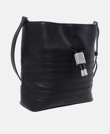 Leather bucketbag