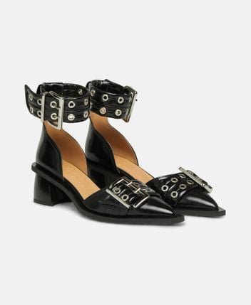 Ankle strap pump