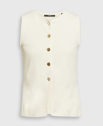 Knitted gilet