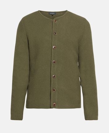 Traditional wool-blend cardigan Miro