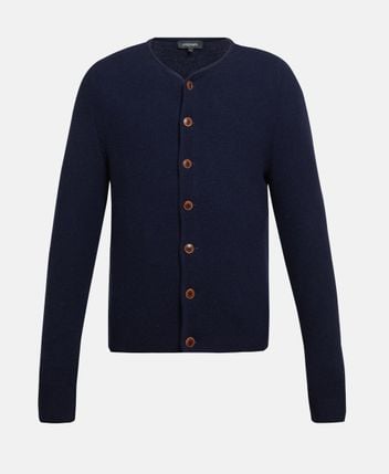 Traditional wool-blend cardigan Miro