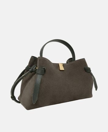 Leather handbag Gyoza