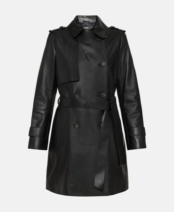 Leather trench coat Mely