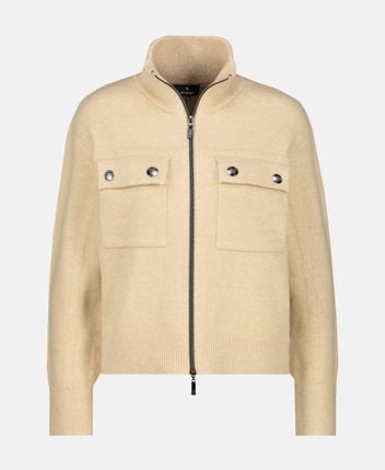 Wool-blend cardigan