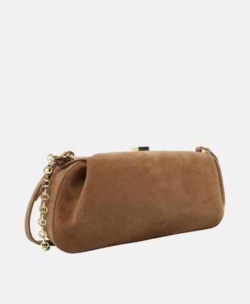 Leather shoulder bag Oyster