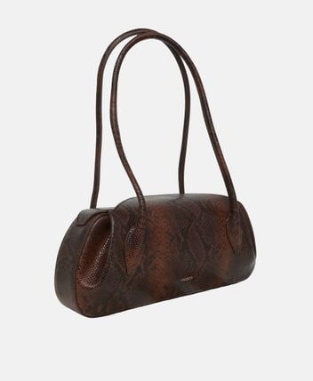 Leather shoulder bag Oyster