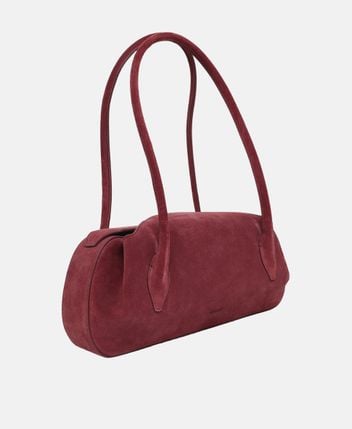 Leather shoulder bag Oyster