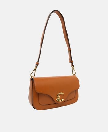 Leather shoulder bag